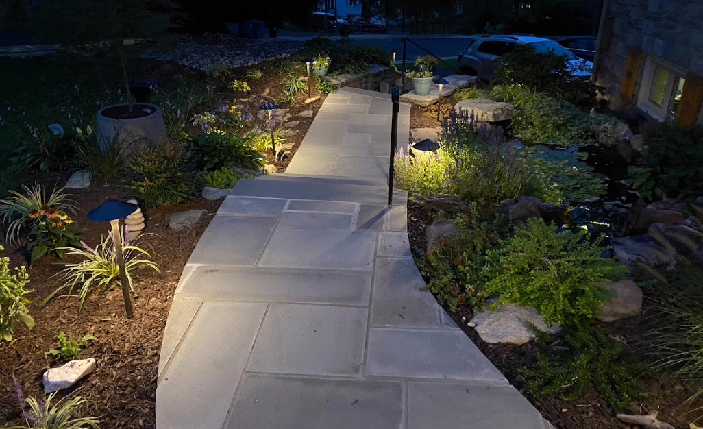 Bluestone Flagstone QE Masonry Evening Step