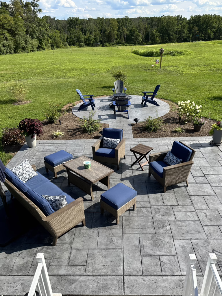 stamped concrete ivyland